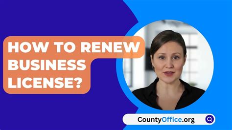 Renew a Business License .